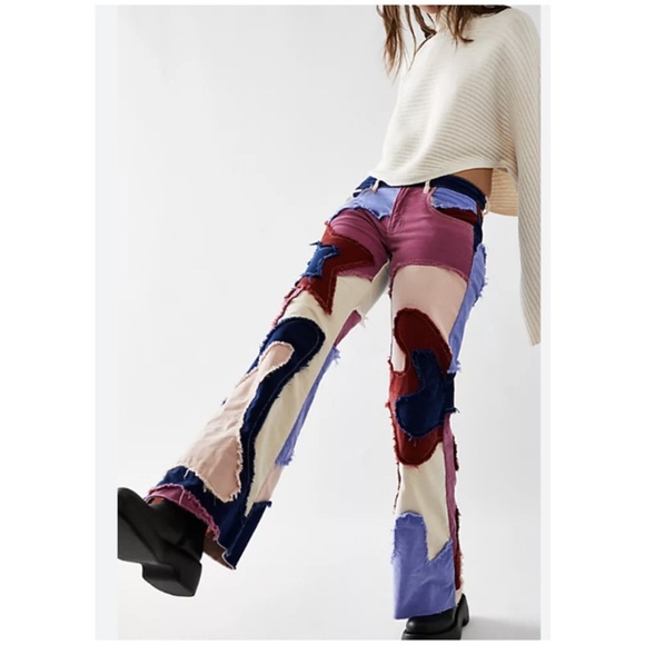 Free People Supernova Cord Jeans 27 Wide Leg NWT - Picture 2 of 14